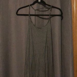 Swimsuit coverup or dress, striped